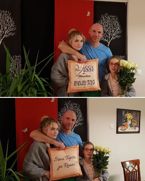 Kingitus isale, mis laste poolt üle antud