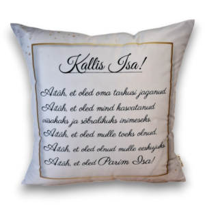 Kallis Isa, aitäh! | 40×40 cm