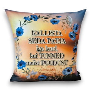 Eestimaa suvest inspireeritud disainiga armsa sõnumiga fotopadi