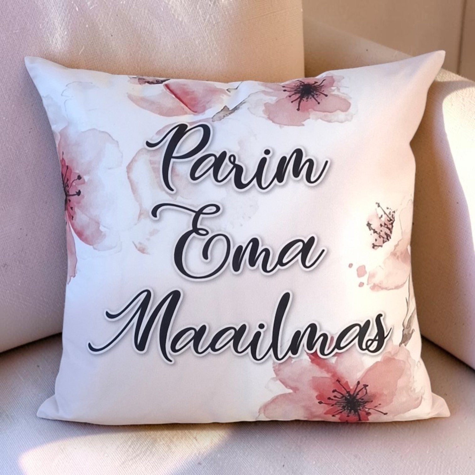 Parim Ema Maailmas | Kirsi õied | 40x40 cm - Image 2