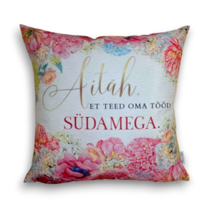 🩷Aitäh südamest | TÄNUpadjad | 50×50 cm
